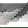 Mexen Velar L vaňová zástená 2-krídlová posuvná 80 x 150 cm, transparentná, gun metal - 896-080-003-01-95
