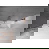 Mexen Velar L vaňová zástena 2-krídlová posuvná 70 x 150 cm, transparentná, brúsená meď - 896-070-003-01-65