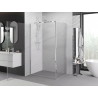 Mexen Exo-B výkyvná sprchová kabína 70 x 120 cm, transparentná, chrómová - 817-070-120-01-00