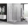 Mexen Exo-S posuvný sprchový kút 110 x 110 cm, transparentný, chróm - 8151-110-110-01-00