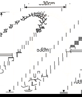 Mexen Clara kuchynská batéria, čierna - 670501-70