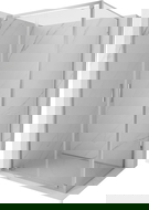 Mexen Exo sklenený sprchový kút 120 x 75 cm, priehľadný, chróm - 8182-120-075-01-00