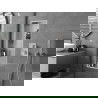 Mexen X-Wall-R zapustená polička s okrajom a poličkou 90 x 30 cm, inox - 1910903010S