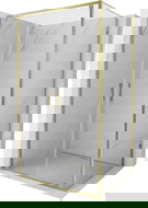 Mexen Exo sprchová kabína s pántovými dverami 110 x 70 cm, transparentná, zlatá - 8182-110-070-50-00