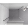 Mexen Exo-S Sprchová kabína posuvná 160 x 120 cm, transparentná, chróm - 8151-160-120-01-00