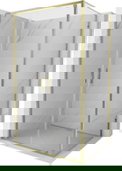 Mexen Exo sprchová kabína skladacia 120 x 85 cm, transparentná, zlatá - 8182-120-085-50-00