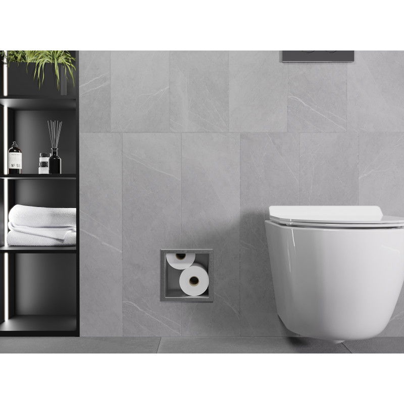 Mexen X-Wall-B zásobník na toaletný papier, inox - 1915