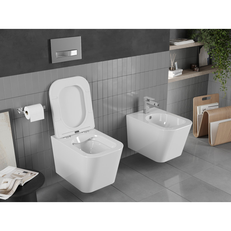 Mexen Teo Miska WC Rimless, biela lesk - 3385XX00