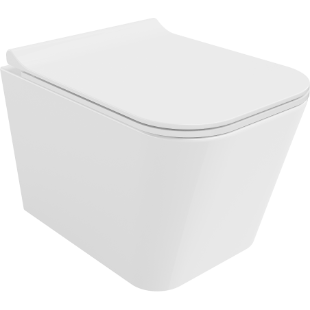 Mexen Teo misa WC Rimless s doskou s pomalým zatváraním slim, duroplast, biela lesklá - 30850700