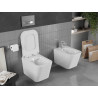 Mexen Teo wc misa Rimless s pomaly padajúcim tenkým duroplastovým sedadlom, biely lesk - 30850700