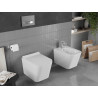 Mexen Teo wc misa Rimless s pomaly padajúcim tenkým duroplastovým sedadlom, biely lesk - 30850700