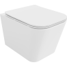 Mexen Teo WC misa Rimless s pomaly padajúcim sedadlom slim, duroplast, biely lesk - 30850600