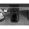 Mexen Teo WC misa Rimless s doskou s pomalým zatváraním slim, duroplast, čierna matná - 30850685