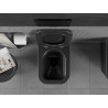Mexen Teo wc misa Rimless s pomaly uzatvárajúcou sa doskou slim, duroplast, čierna matná - 30850685