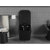 Mexen Teo WC misa Rimless so sedadlom s pomalým sklápaním slim, duroplast, čierny lesk - 30854070