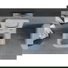 Mexen Teo WC misa Rimless s pomaly padajúcim sedátkom, duroplast, Matná šedomodrá- 30854069
