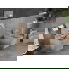 Mexen Teo WC misa Rimless s pomaly padajúcim sedátkom, duroplast, cappucino matná - 30854064