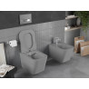 Mexen Teo WC misa Rimless s doskou s pomalým uzatváraním slim, duroplast, svetlosivá matná - 30854061