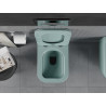 Mexen Teo WC misa Rimless s pomaly uzatváracou doskou slim, duroplast, svetlo zelená matná - 30854048