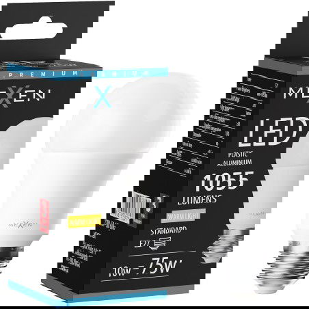 Mexen Nova LED žiarovka E27, A60, 10W, Teplá - 3000K, 1055 lm - L100-E27-1030-01