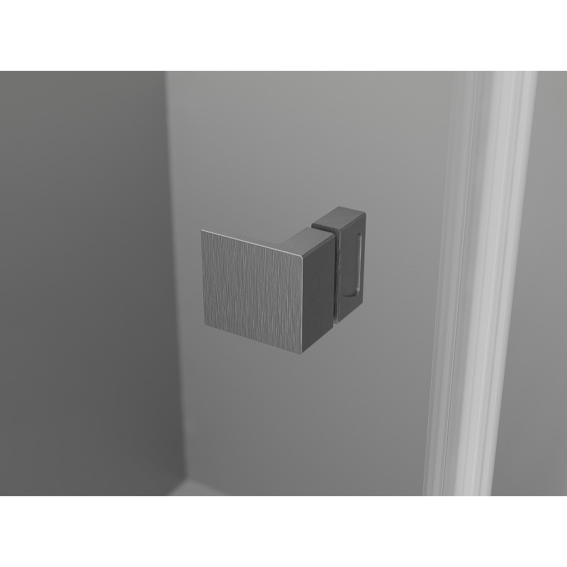 Mexen Lunar L Duo sprchové dvere, 160 cm, priehľadné, gun gray brúsené - 834DL-160-000-66-00