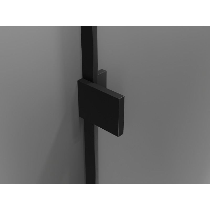 Mexen Lunar L Duo sprchové dvere otváracie 160 cm, transparentné, čierne - 834DL-160-000-70-00