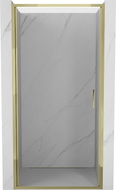 Mexen Exo-B sklopné sprchové dvere 50 cm, transparentné, zlaté - 817-050-000-50-00
