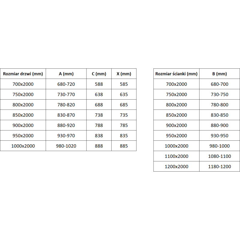 Mexen Exo sprchová kabína s otváracími dvermi 85 x 80 cm, transparentná, chróm - 817-085-080-01-00