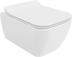 Mexen Stella WC misa Rimless s doskou pomaly padajúcou slim, duroplast, biely lesk - 30680800