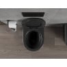 Mexen Rico WC misa Rimless s pomaly zatvárajúcim slim sedadlom, duroplast, čierna matná - 30720185
