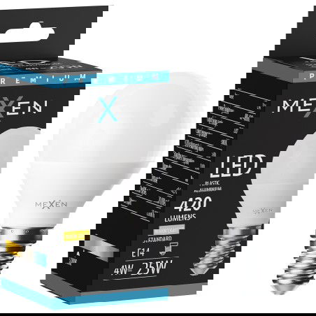 Mexen Nova LED žiarovka E14, G45, 4W, Teplá - 3000K, 420 lm - L101-E14-0430-01