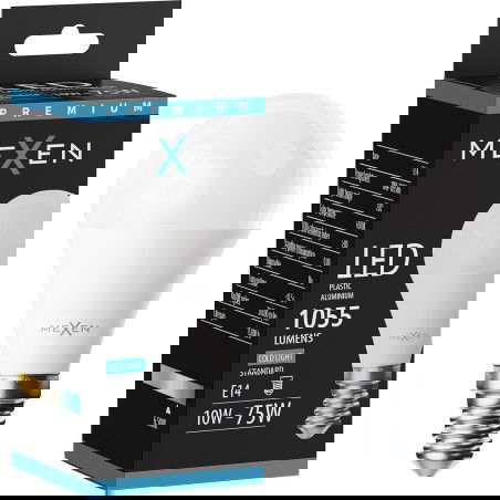 Mexen Nova LED žiarovka E14, G45, 10W, Studená - 6500K, 1055 lm - L101-E14-1065-01