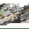 Mexen Andres granitový 1,5-komorový drez s odkvapkávačom 1000 x 500 mm, Béžová, Sifón Zlatá - 6515101510-69-G