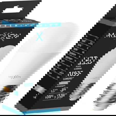 Mexen Nova LED žiarovka E27, G45, 10W, Studená - 6500K, 1055 lm - L101-E27-1065-01