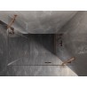 Mexen Lunar Duo sprchová kabína otočná vpravo 115 x 70 cm, transparentná, brúsená meď - 834-115P-070L-65-00