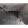 Mexen Lunar Duo sprchový kút, výklopné dvere pravé 75 x 70 cm, transparentné, brúsená gun gray - 834-075P-070L-66-00