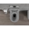 Mexen Rico WC misa Rimless s pomaly padajúcim sedátkom, duroplast, šedá bledomatná - 30724061