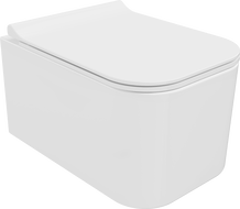 Mexen Elis miska wc Rimless so záchodovou doskou Slim pomaly sklápajúcou, duroplast, biely lesk - 30910700