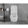 Mexen Elis WC misa Rimless s sedadlom pomaly padajúcim slim, duroplast, biel lesk - 30910600