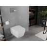Mexen Elis WC misa Rimless so sedadlom so spomaleným zatváraním slim, duroplast, biely lesk - 30910600