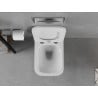 Mexen Elis WC misa Rimless so sedadlom so spomaleným zatváraním slim, duroplast, biely lesk - 30910600
