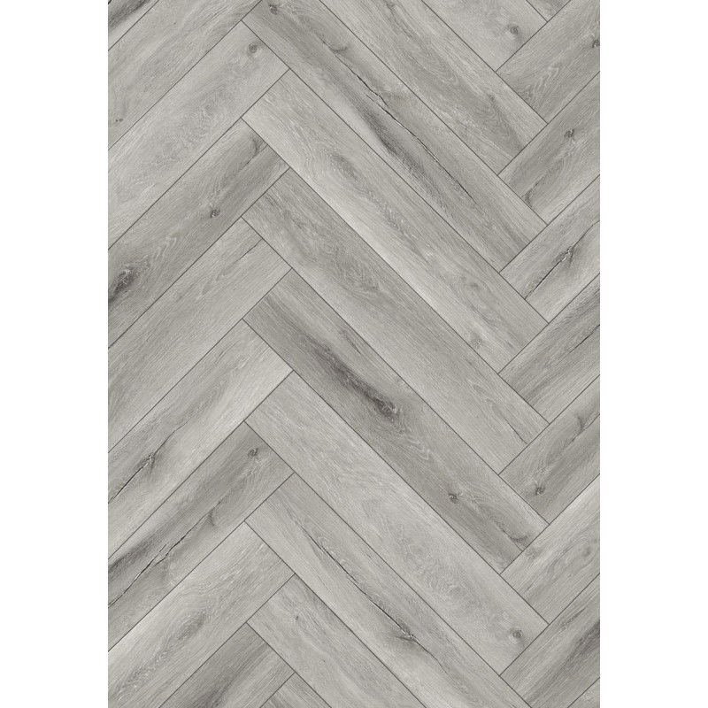 Mexen Boone vinylové panely rybia kosť 635 x 127 mm SPC 6,5 mm podložka 1,5 mm, 4 V-spára, Dub - F1192-0635-127-505-4V1-01