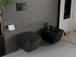 Mexen Madox závesný bidet, Čierna matná - 35155170