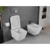 Mexen Madox WC misa Rimless s doskou s pomalým zatváraním slim, duroplast, biela lesklá - 30154000