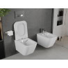 Mexen Madox wc misa Rimless so spomaleným sklapajúcim sedadlom slim, duroplast, biela lesk - 30154000