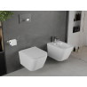 Mexen Madox wc misa Rimless so spomaleným sklapajúcim sedadlom slim, duroplast, biela lesk - 30154000