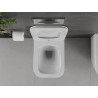 Mexen Madox wc misa Rimless so spomaleným sklapajúcim sedadlom slim, duroplast, biela lesk - 30154000