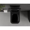 Mexen Madox WC misa Rimless s pomaly padajúcim sedátkom, duroplast, Čierna matná - 30154070