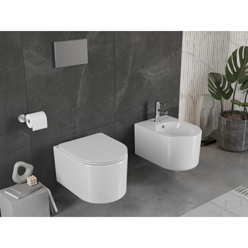 Mexen Sofia WC misa Rimless, biela lesklá - 3354XX00