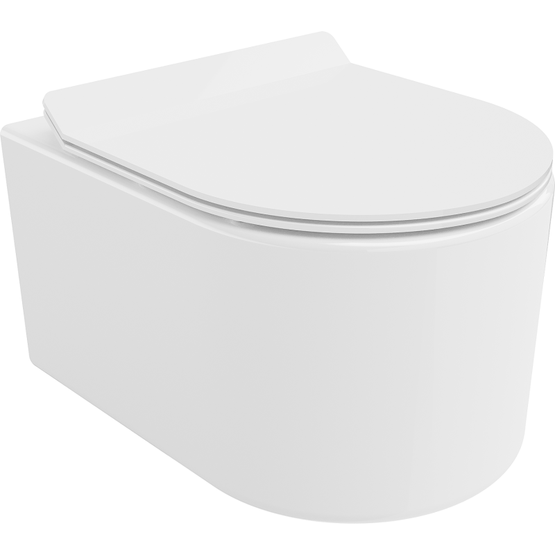 Mexen Sofia WC misa Rimless s pomaly klesajúcim slim sedadlom, duroplast, biely lesk - 30540100